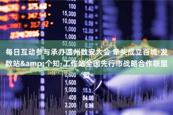 每日互动参与承办温州数安大会 牵头成立百城·发数站&个知·工作站全国先行市战略合作联盟